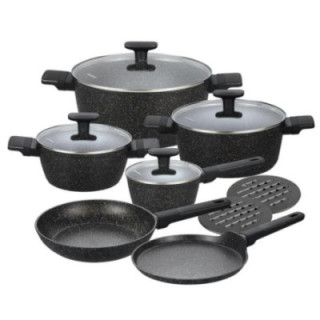 Garnki 12 elementów granit Klausberg KB-7830